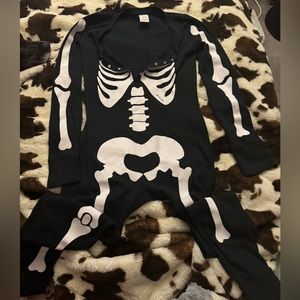 VS PINK thermal skeleton onsie